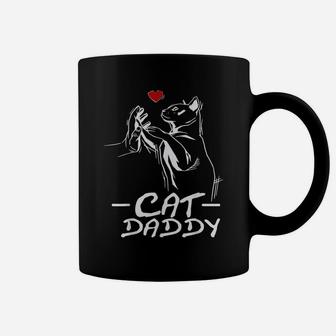 Mens Best Cat Dad Ever Daddy Funny Cat Daddy Father Day Gift Coffee Mug | Crazezy CA