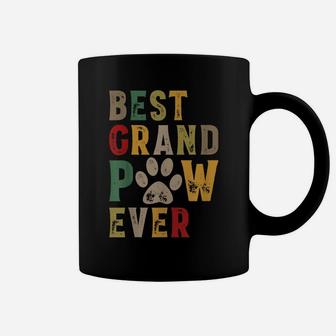 Mens Best Grand Paw Ever Grandpa Dog Dad Grandpaw Father's Day Coffee Mug | Crazezy