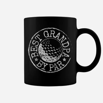 Mens Best Grandpa By Par Golf Father's Day Gift Grandad Golfer Coffee Mug | Crazezy