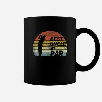 Mens Best Uncle By Par Golf Fathers Day Golfer Uncle Gift Coffee Mug | Crazezy