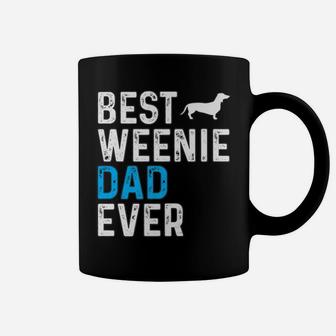 Mens Best Weenie Dad Ever Funny Dog Dad Pet Owner Vizsla Daddy Coffee Mug | Crazezy CA