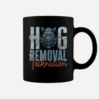 Mens Boar Hunting Wild Pig Hunter Hog Removal Technican Coffee Mug | Crazezy UK