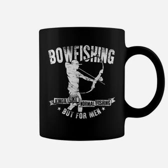 Mens Bowfishing, Bow Hunting For Fish Coffee Mug | Crazezy DE