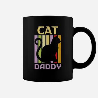 Mens Cat Daddy Shirt For Men, Cat T-Shirts Funny For Cat Lovers Coffee Mug | Crazezy