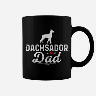 Mens Dachsador Dad Funny Dog Dad Best Pet Owner Dachsador Daddy Coffee Mug | Crazezy AU