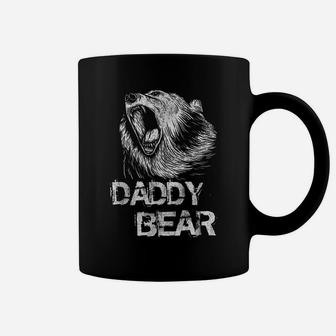 Mens Daddy Bear Funny Tee Father's Day Papa Daddy Father Gift Coffee Mug | Crazezy