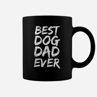 Mens Dog Lover Quote For Men Puppy Gift Retro Best Dog Dad Ever Coffee Mug | Crazezy AU