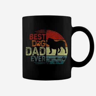 Mens English Bulldog Vintage Dog Dad Shirt Cool Fathers Day Retro Coffee Mug | Crazezy UK