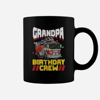 Mens Fire Truck Firefighter Party Grandpa Birthday Crew Coffee Mug | Crazezy CA
