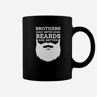Mens Funny Brother Brothers With Beards Are Better Gift Coffee Mug - Thegiftio UK