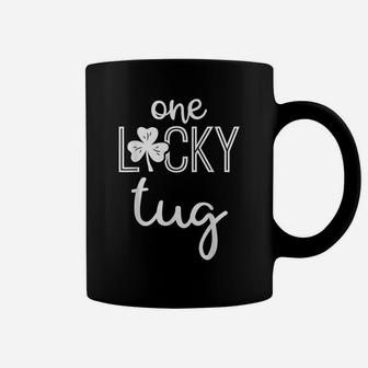 Mens Funny One Lucky Tug Shirt St Patricks Day Mens Coffee Mug | Crazezy