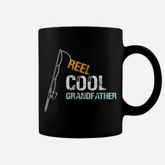 Mens Gift From Granddaughter Grandson Reel Cool Grandfather Coffee Mug | Crazezy CA