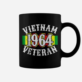 Mens Memorial Day Shirt, 1964 Vietnam Veteran Shirt Coffee Mug | Crazezy