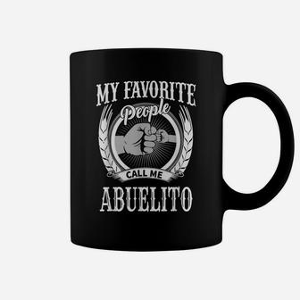 Mens My Favorite People Call Me Abuelito Mexican Spanish Grandpa Coffee Mug | Crazezy AU