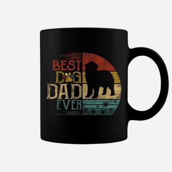 Mens Newfoundland Vintage Dog Dad Shirt Cool Father's Day Retro Coffee Mug | Crazezy UK