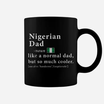 Mens Nigerian Dad Definition Shirt Fathers Day Gift Roots Coffee Mug | Crazezy