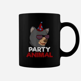 Mens Party Animal Funny Bear Birthday Hilarious Coffee Mug | Crazezy