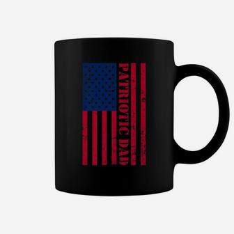 Mens Patriotic Gifts Fathers Day American Flag Patriotic Dad Gift Coffee Mug | Crazezy DE