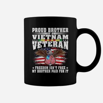 Mens Proud Brother Of Vietnam Veteran Military Vet's Sibling Gift Coffee Mug | Crazezy UK