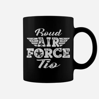 Mens Proud Us Air Force Tio - Pride Military Family Uncle Gifts Coffee Mug | Crazezy
