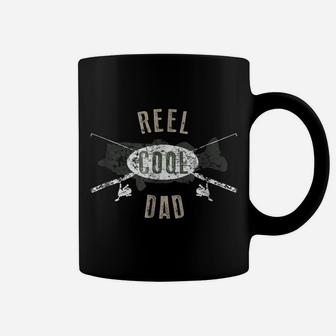 Mens Reel Cool Dad Shirt, Cute Fishing Father's Day Gift Coffee Mug | Crazezy