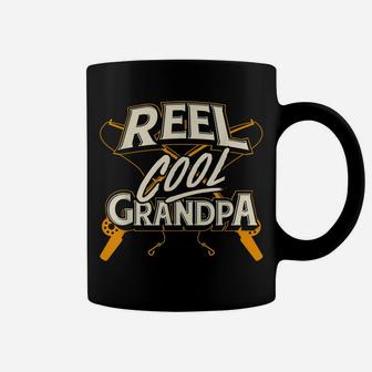 Mens Reel Cool Grandpa Fishing Granddad Father's Day Gift Coffee Mug | Crazezy AU