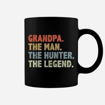 Mens Retro Style Funny Grandpa The Man Duck Deer Hunting Legend Coffee Mug | Crazezy