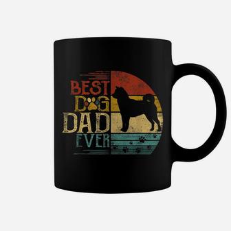 Mens Shiba Inu Vintage Dog Dad Shirt Cool Fathers Day Retro Daddy Coffee Mug | Crazezy