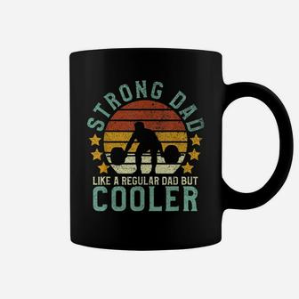 Mens Strong Dad Workout Shirt | Weight Lifting Father's Day Gift Coffee Mug | Crazezy DE