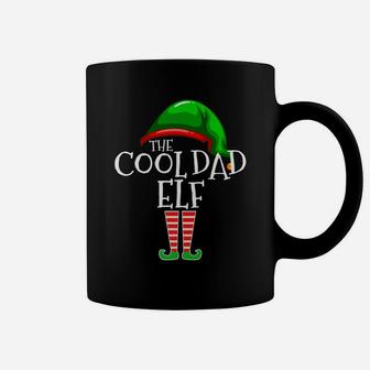 Mens The Cool Dad Elf Family Matching Group Christmas Gift Daddy Coffee Mug | Crazezy