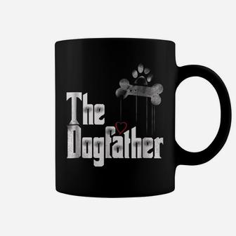 Mens The Dogfather Dad Dog, Funny Father's Day Tee Coffee Mug | Crazezy DE