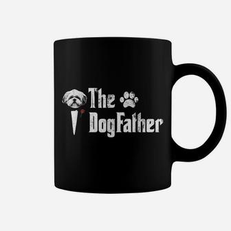 Mens Thes Dogfatherss Shih Tzu Dog Dad Tshirt Father's Day Coffee Mug | Crazezy