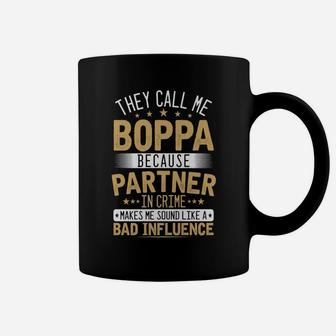 Mens They Call Me Boppa - Xmasfather's Day Grandpa Coffee Mug | Crazezy