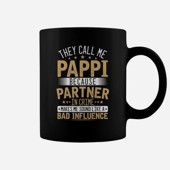 Mens They Call Me Pappi - Xmasfather's Day Grandpa Coffee Mug | Crazezy DE