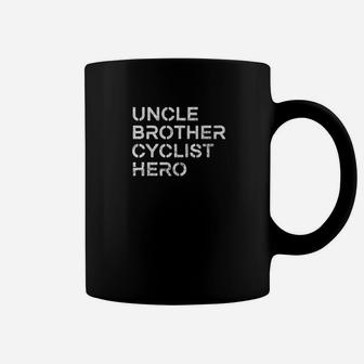 Mens Uncle Brother Cyclist Hero Cycling Uncle Coffee Mug - Thegiftio UK