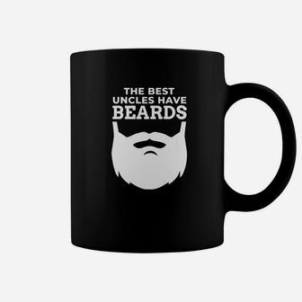Mens Uncle Funny Beard Saying Tee Gift For Best Uncle Coffee Mug - Thegiftio