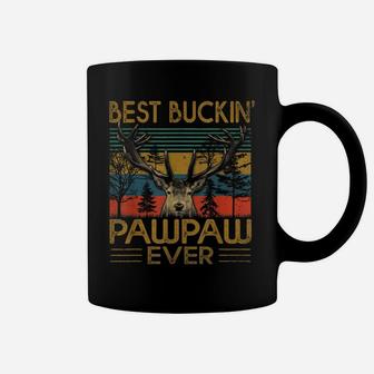 Mens Vintage Best Buckin' Pawpaw Ever Deer Hunting Fathers Day Coffee Mug | Crazezy UK