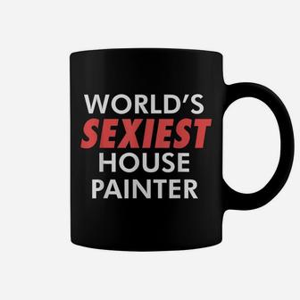 Mens World's Sexiest House Painter Renovating Job Paint Roller Coffee Mug | Crazezy CA