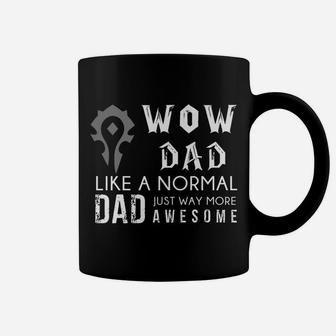 Mens Wow Dad Like A Normal Dad Way More Awesome Tee Coffee Mug | Crazezy