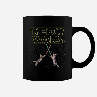 Meow Wars Cats For Cats Lovers Shirt Coffee Mug - Thegiftio UK