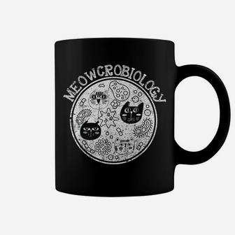 Meowcrobiology Microbiology Science Funny Cat Lover Tee Coffee Mug | Crazezy