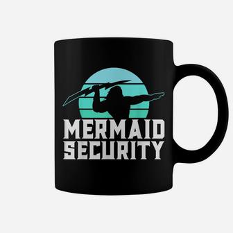 Mermaid Security Shirt Mens Boys Swim Team Gift Swimmer Coffee Mug | Crazezy AU