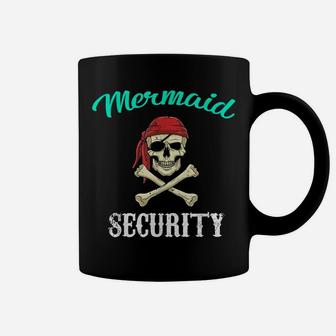 Mermaid Security Shirt Pirate Merman Funny Swimmer Party Coffee Mug | Crazezy AU