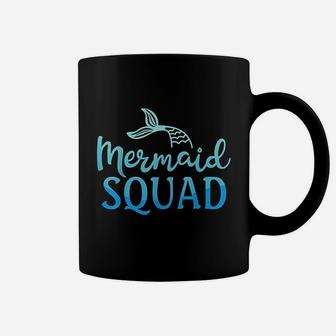Mermaid Squad Birthday Party Girls Gift Coffee Mug | Crazezy UK