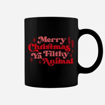 Merry Christmas Animal Filthy Ya Matching Christmas Pajama Coffee Mug | Crazezy