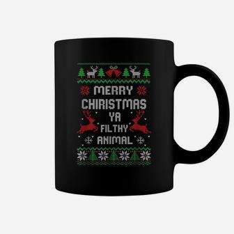 Merry-Christmas Animal-Filthy-Ya Xmas Coffee Mug | Crazezy