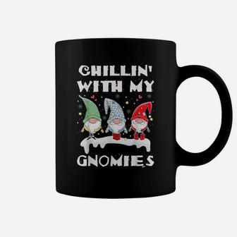 Merry Christmas Chillin With My Gnomies Gnome Coffee Mug | Crazezy DE