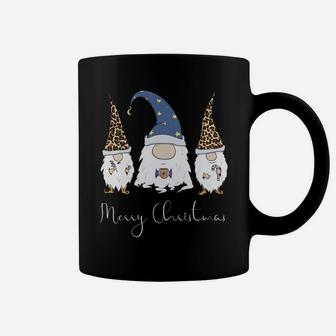 Merry Christmas - Funny Gnomes & Coffee Lovers Leopard Xmas Sweatshirt Coffee Mug | Crazezy CA
