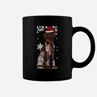 Merry Christmas Ornament German Shorthaired Pointer Xmas Sweatshirt Coffee Mug | Crazezy