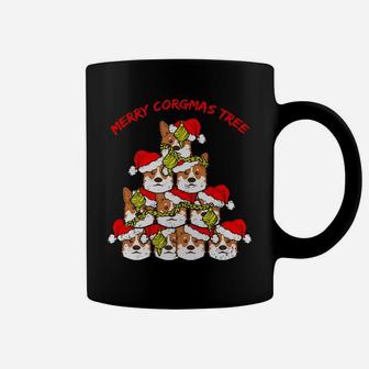 Merry Corgmas Corgi Dog Funny Ugly Christmas Tree Shirt Coffee Mug | Crazezy AU